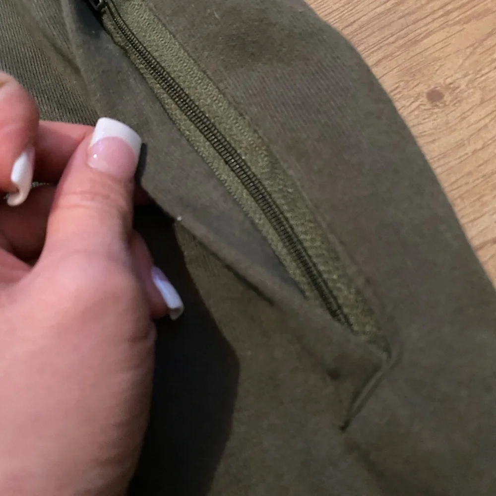 RVCA Olive Green Crew Neck Shirt